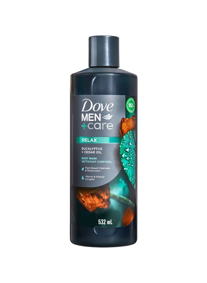 Dove Men+Care Body Wash Eucalyptus and Cedar Oil - Image 1